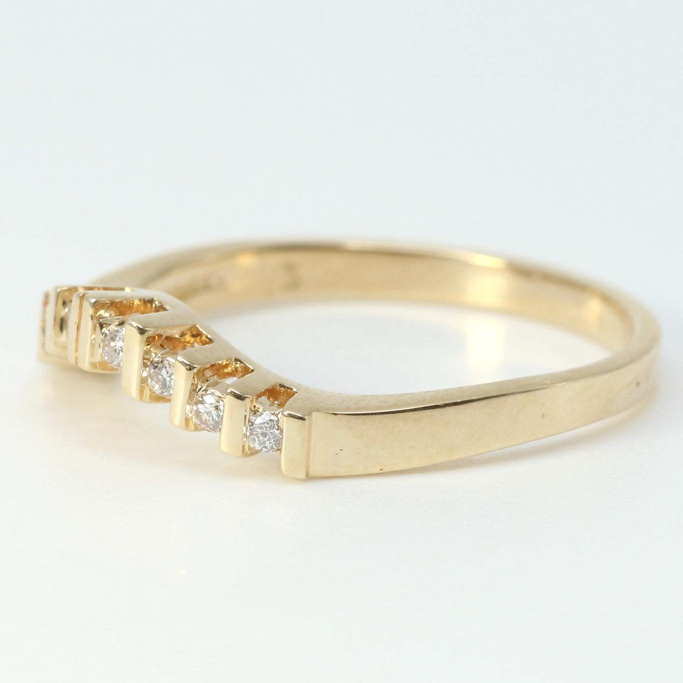 Fitted Diamond Band