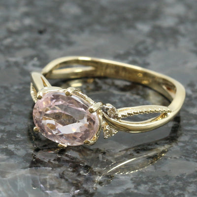 Pretty Pink Morganite Ring