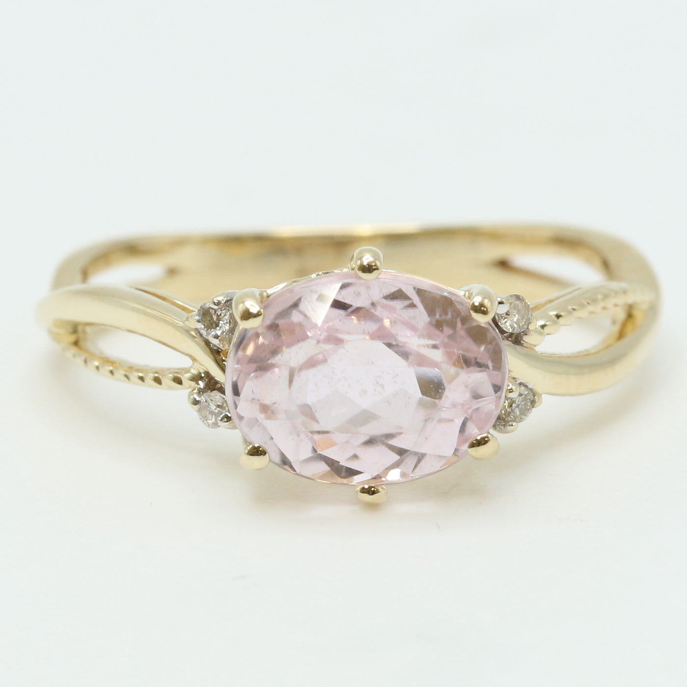 Pretty Pink Morganite Ring