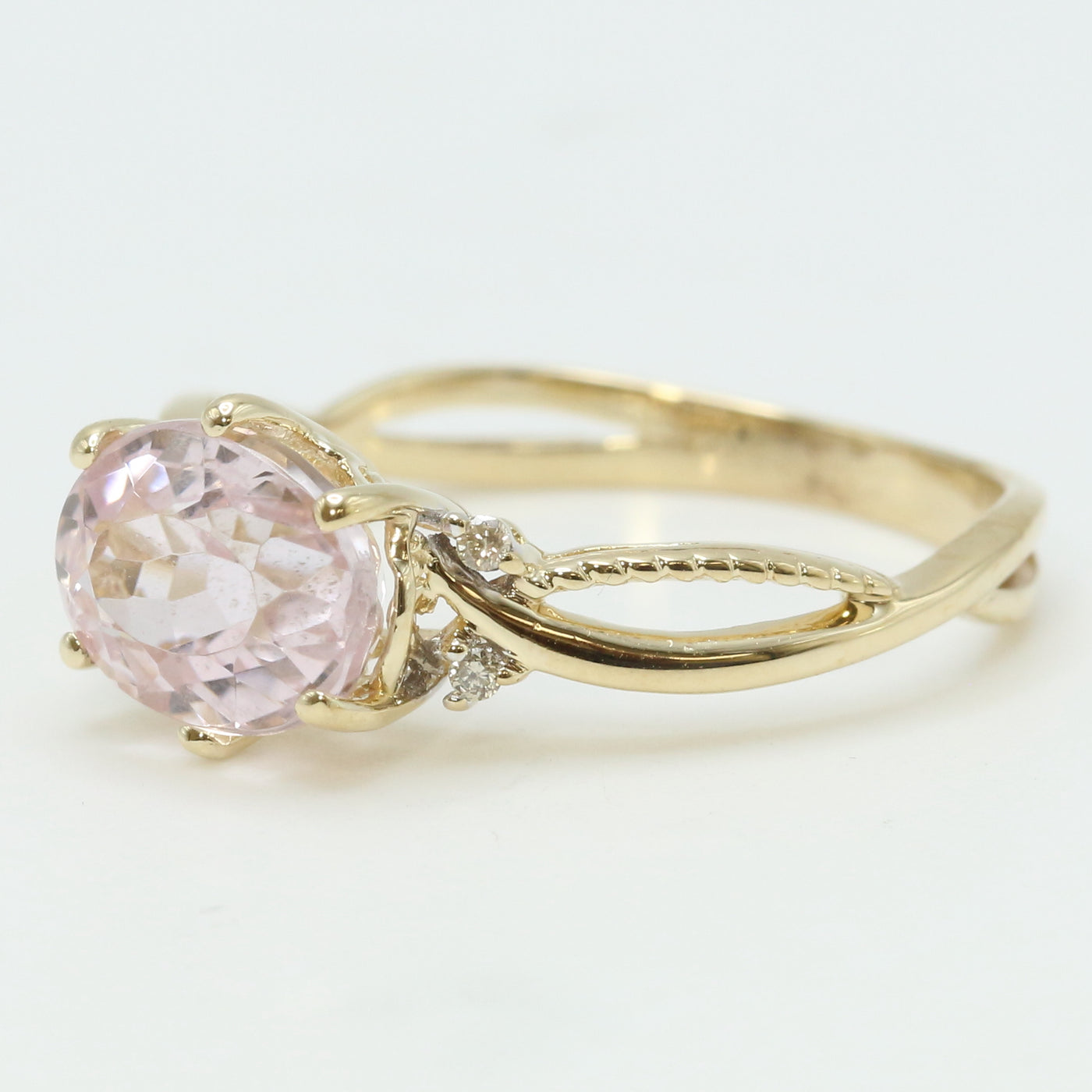 Pretty Pink Morganite Ring