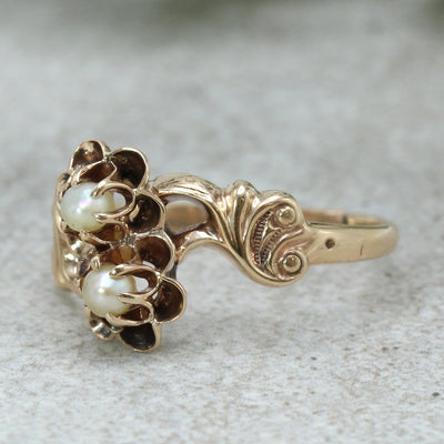 Pearl Floral Ring