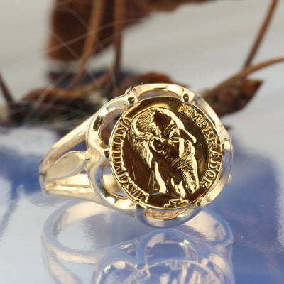 Coin Pinky Ring