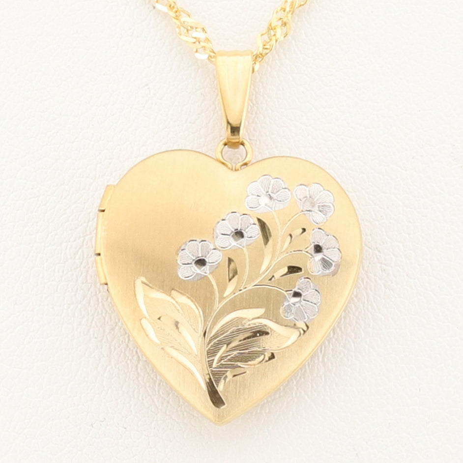 Yellow Gold Heart Locket