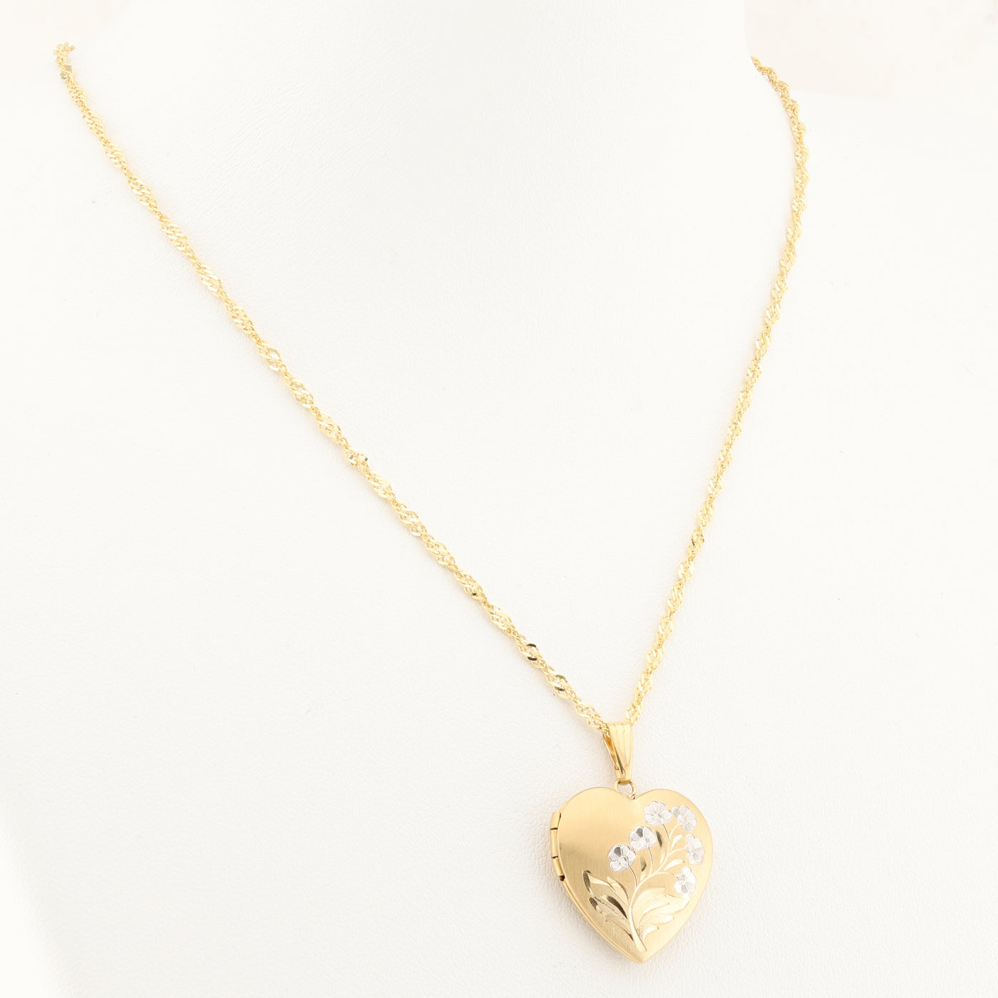 Yellow Gold Heart Locket