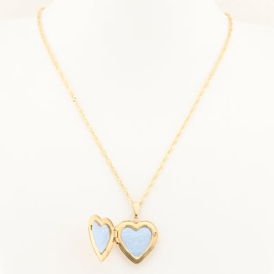 Yellow Gold Heart Locket
