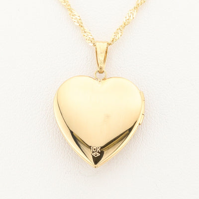 Yellow Gold Heart Locket
