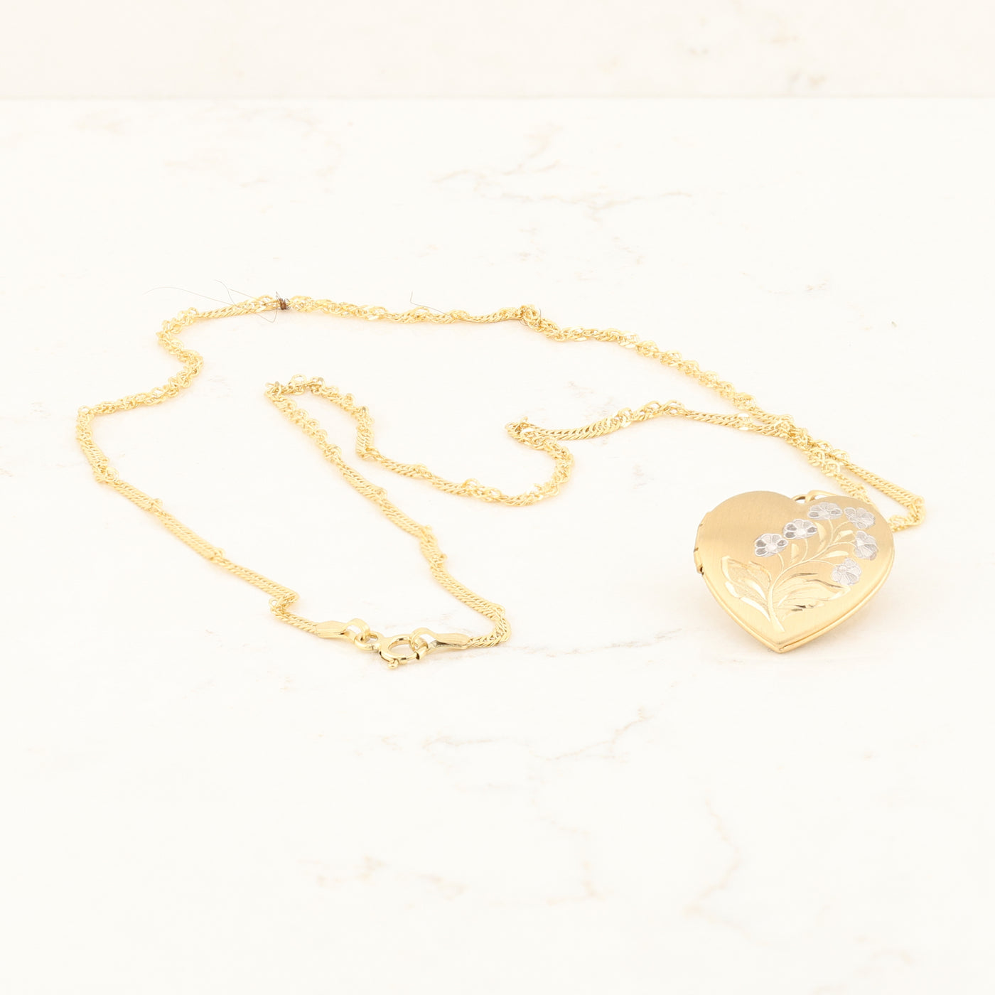 Yellow Gold Heart Locket