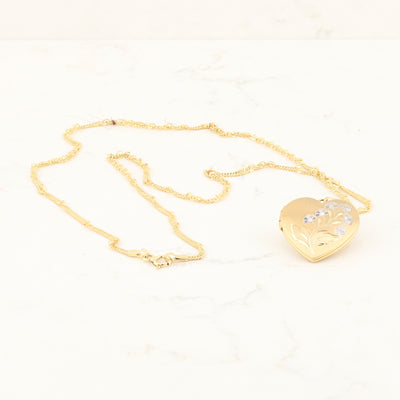 Yellow Gold Heart Locket