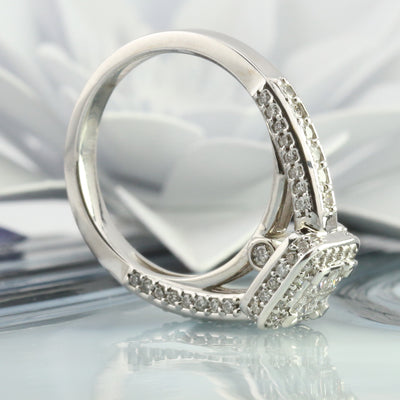 Invisible  Set Diamond Ring