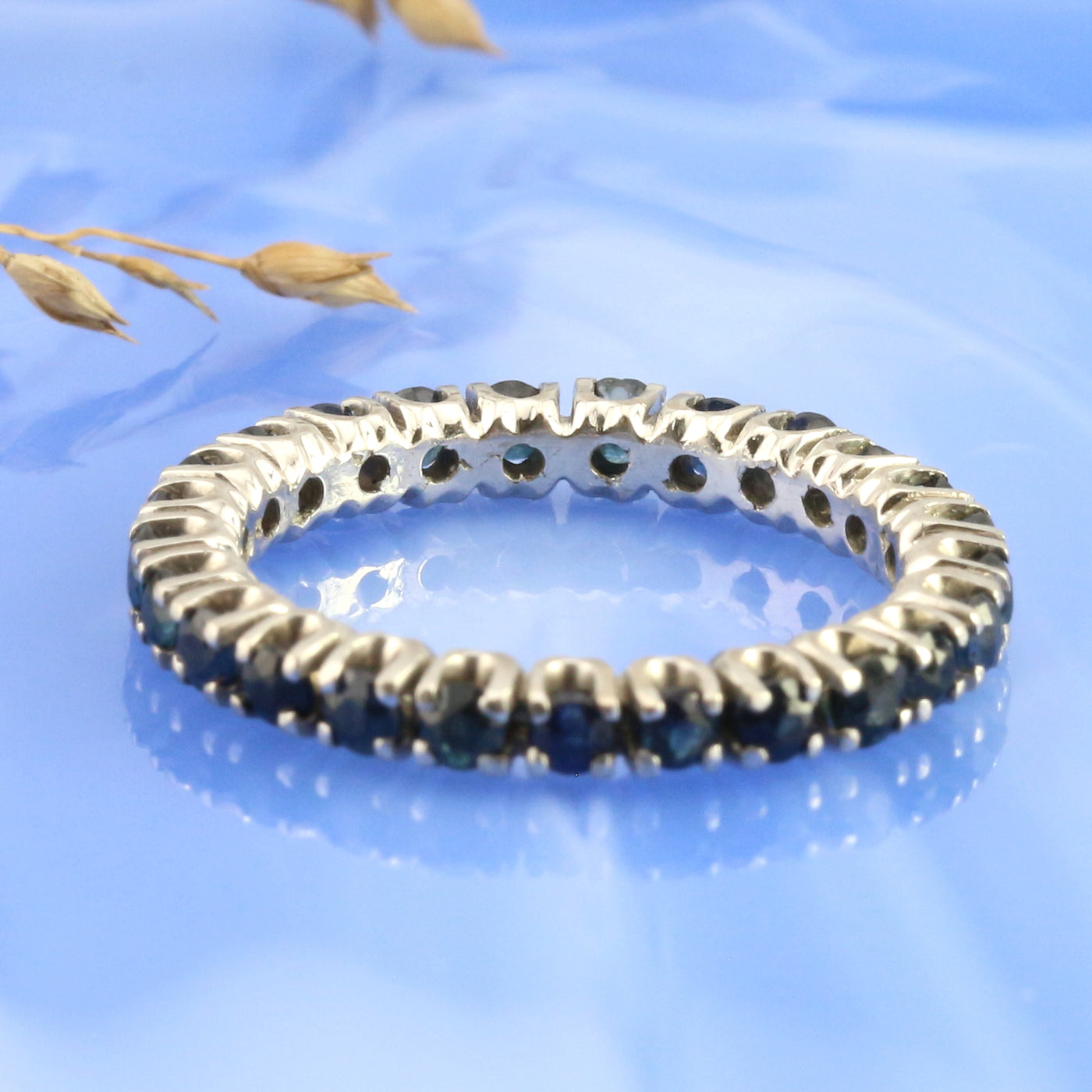 Full Eternity Sapphire Ring