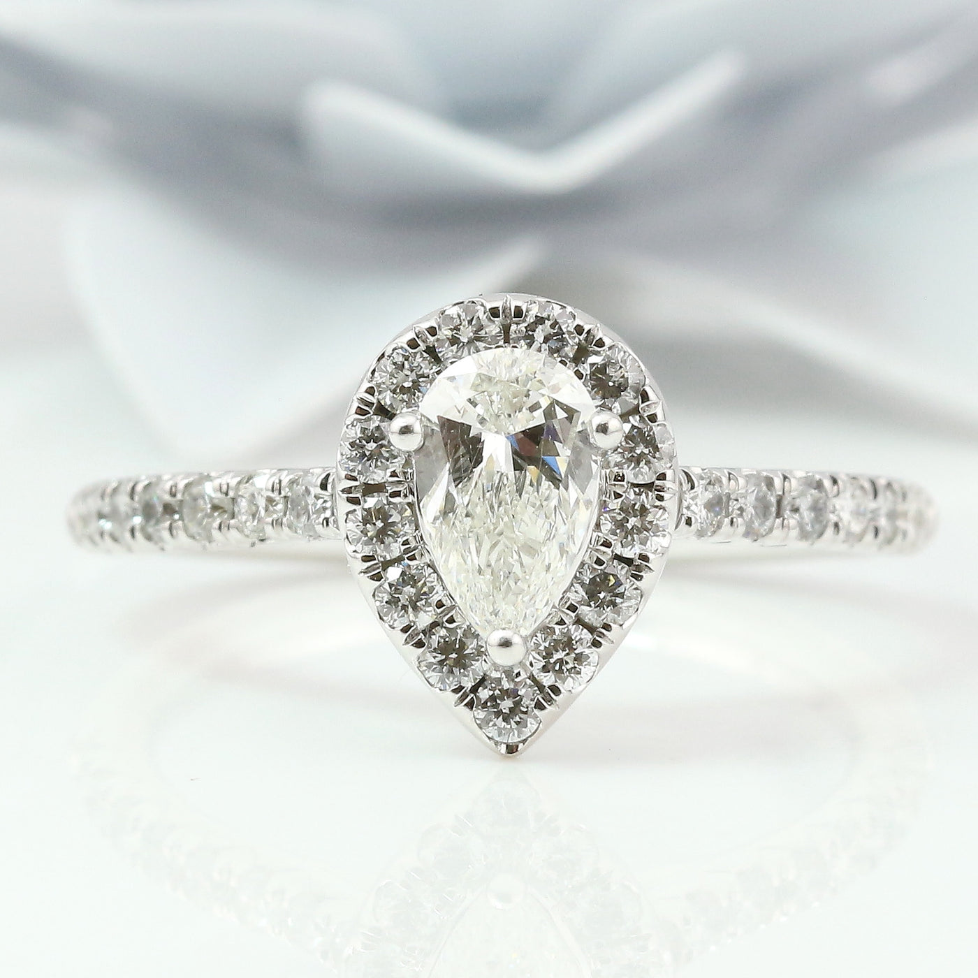 Pear Diamond Engagement Ring