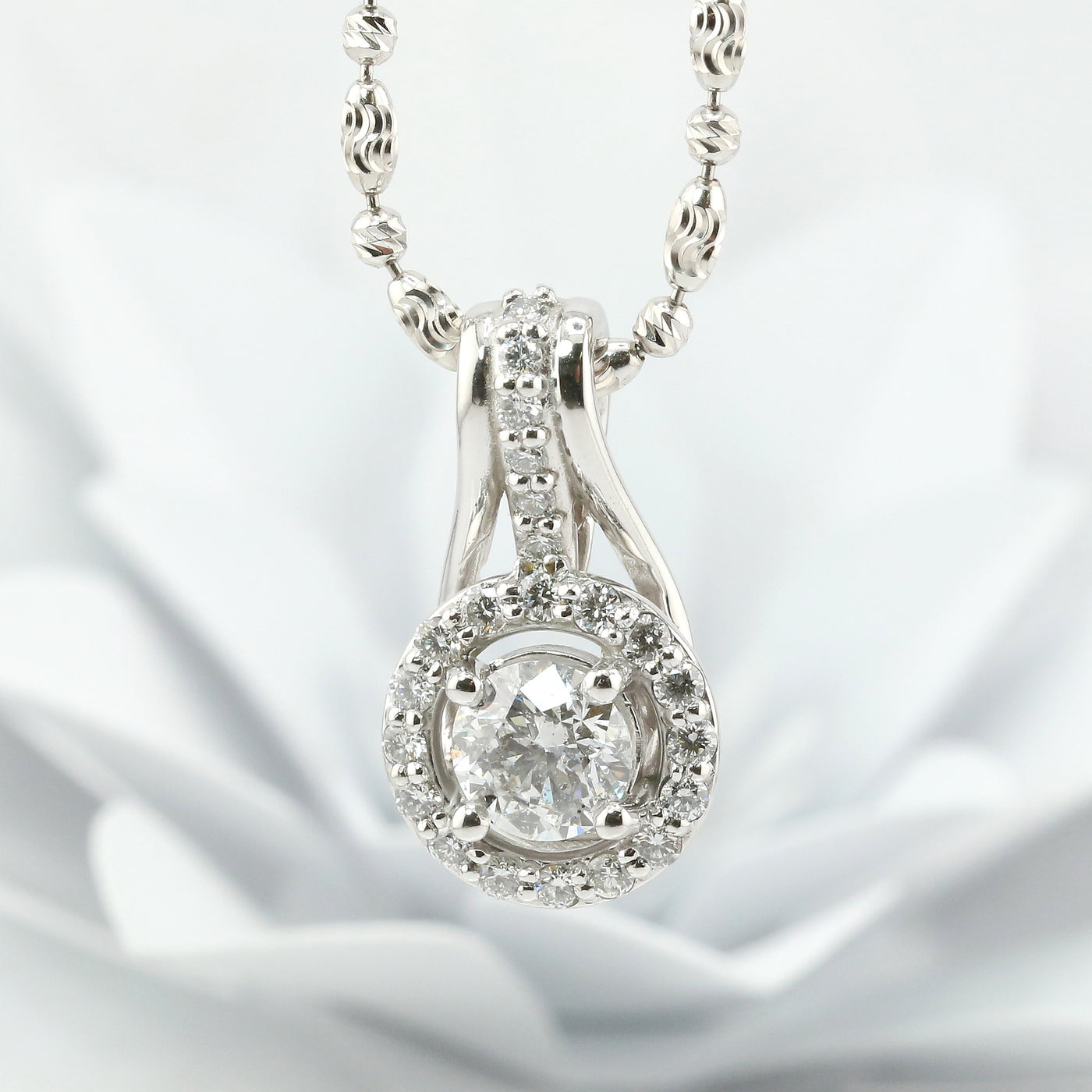 Diamond Pendant & Chain