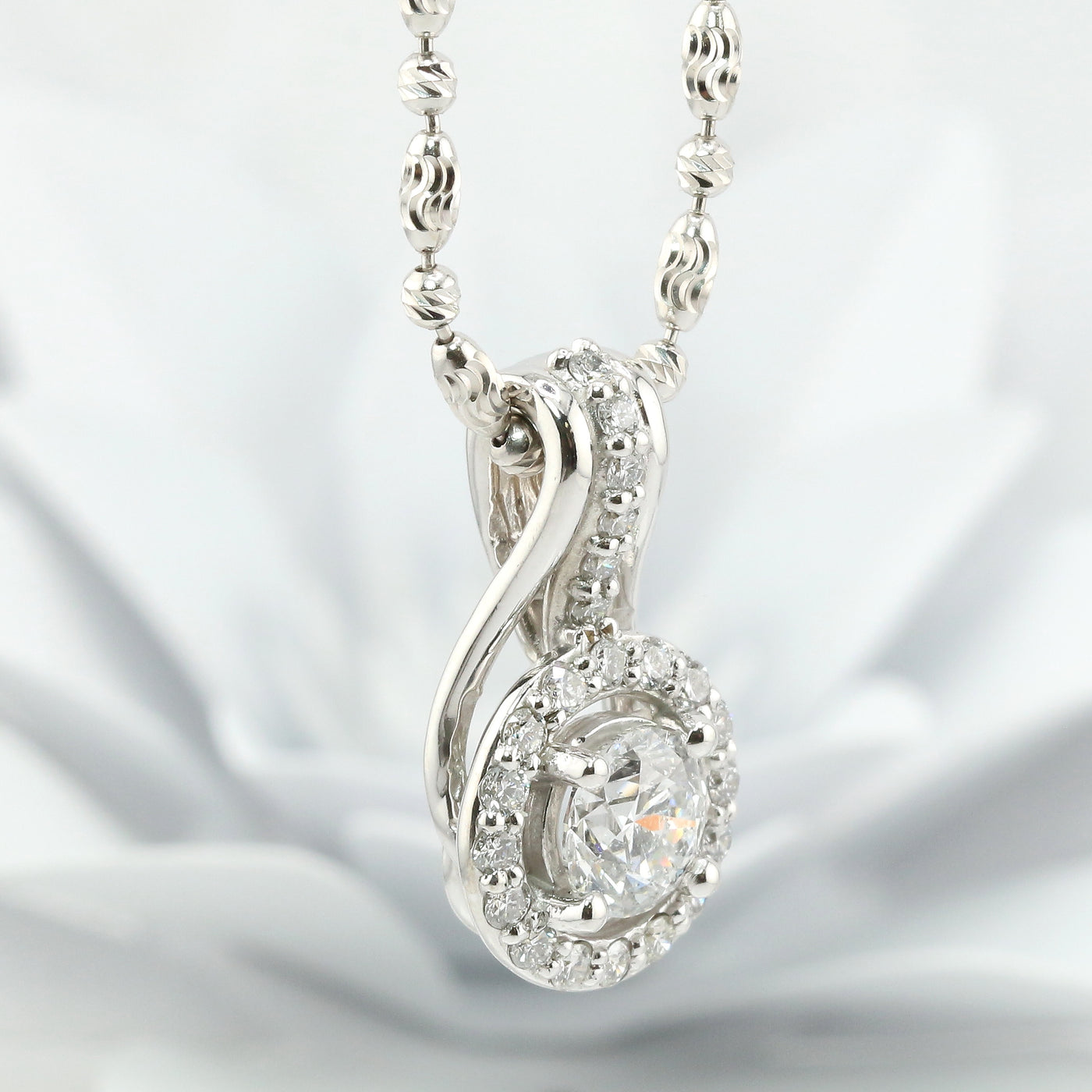 Diamond Pendant & Chain