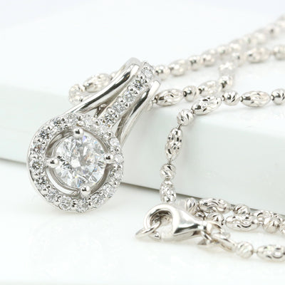 Diamond Pendant & Chain