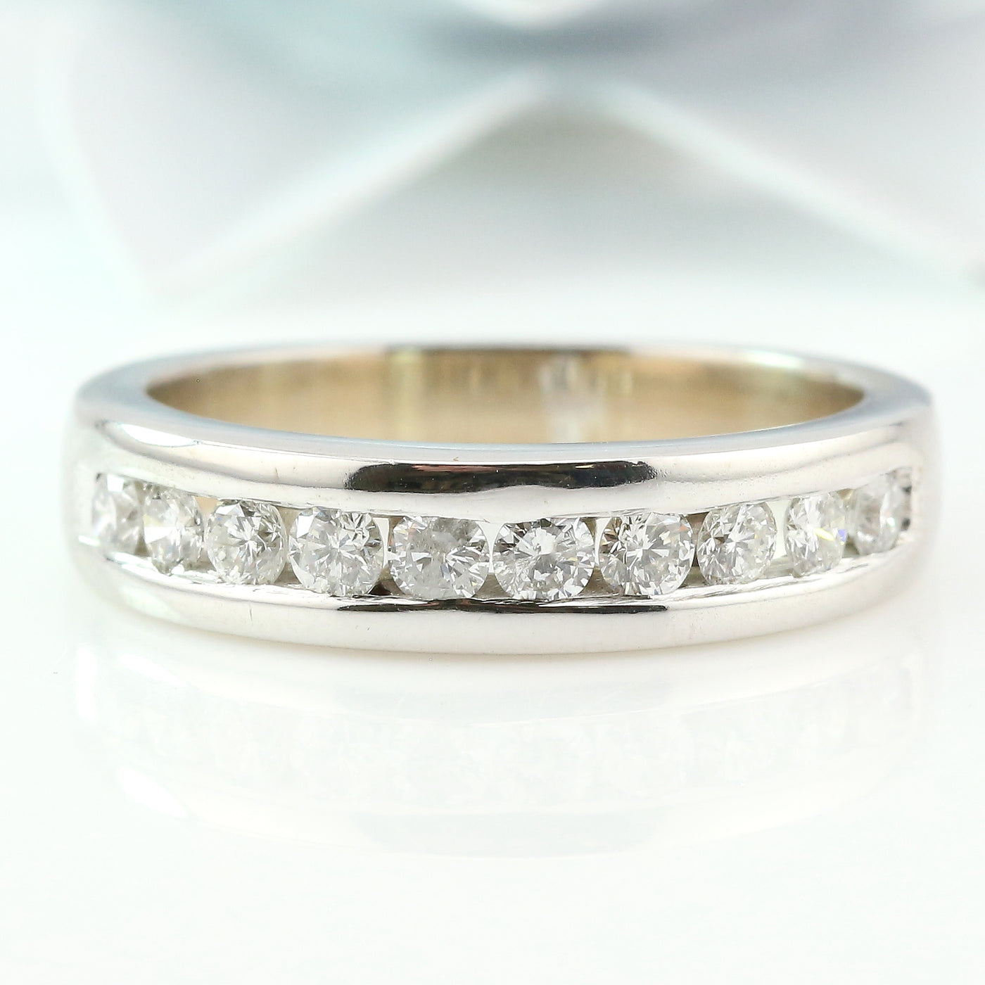 Channel Set Diamond Band