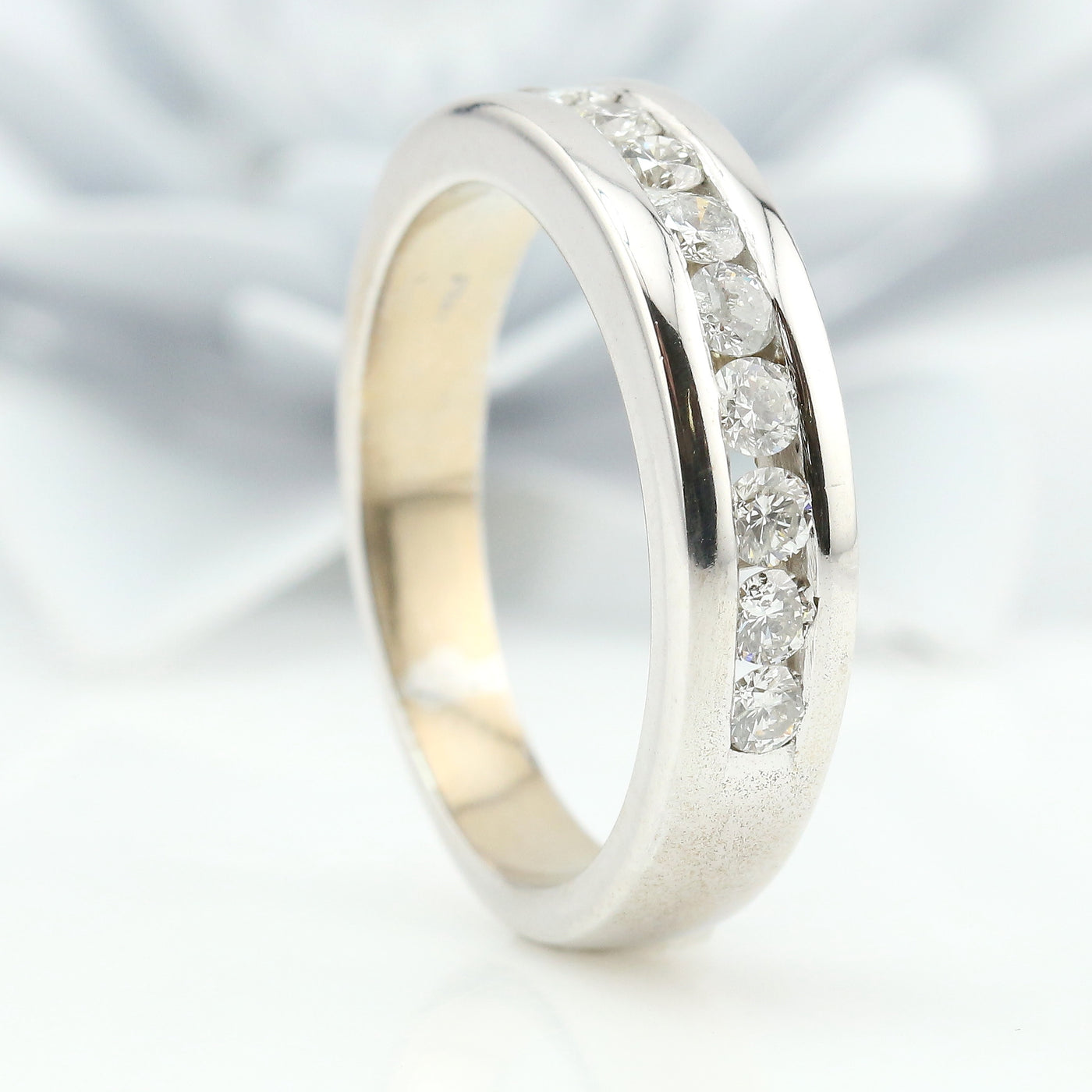 Channel Set Diamond Band