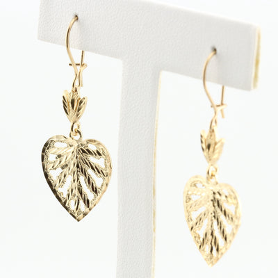 Dangle Leaf Earrings