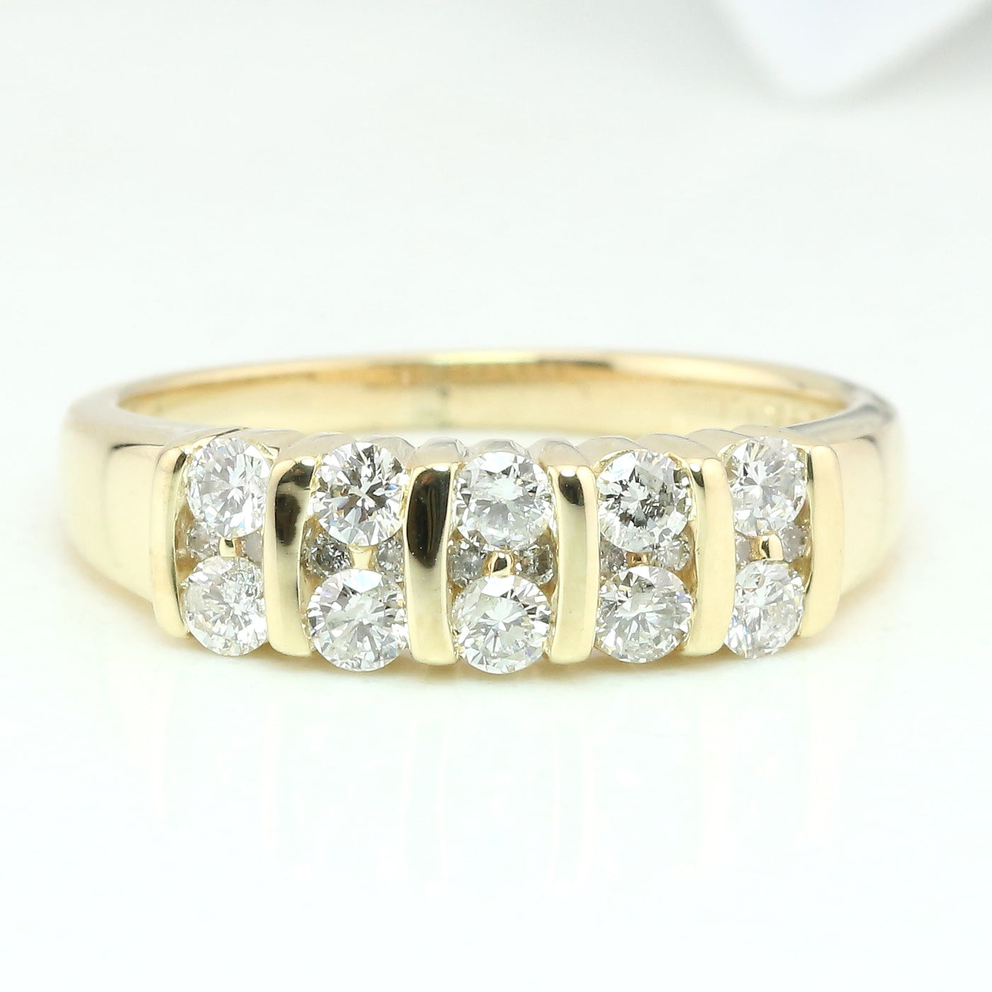 Column Diamond Ring