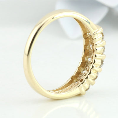 Column Diamond Ring