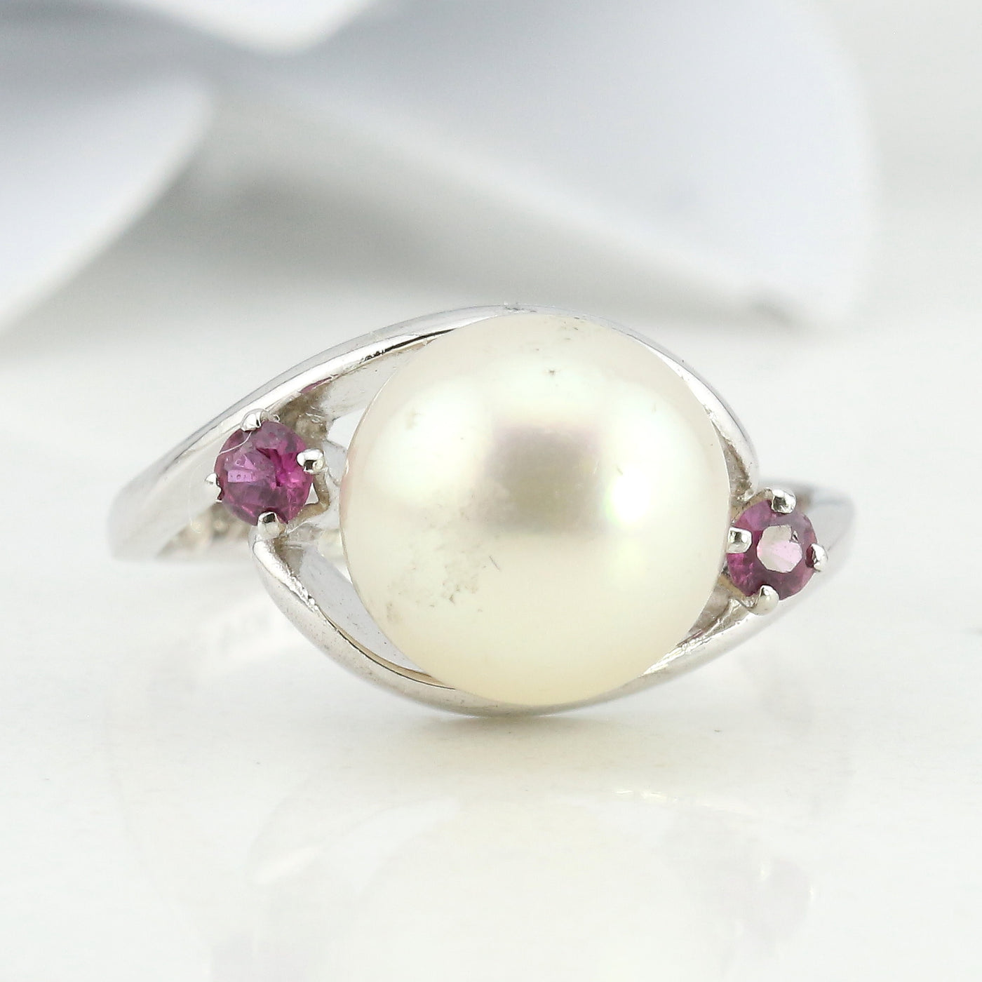 Pearl and Ruby Ring