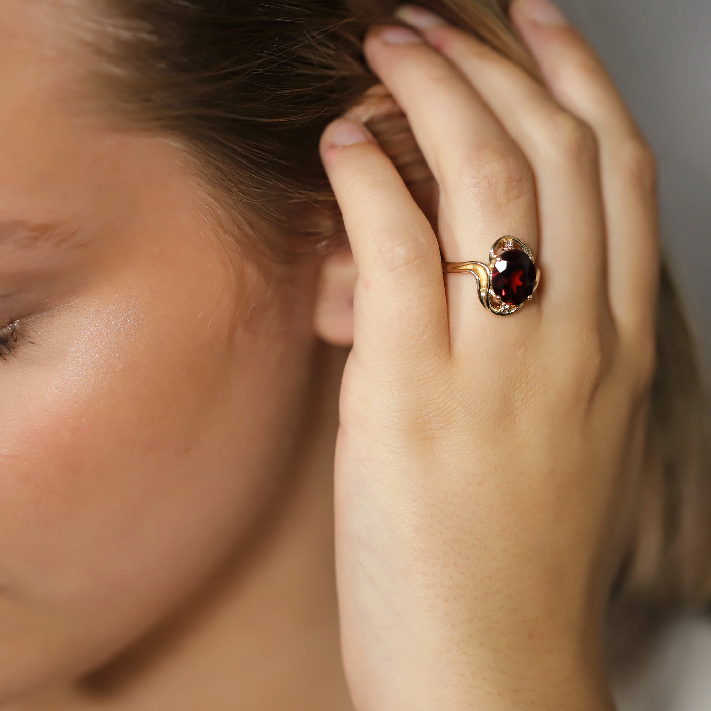 Garnet ring