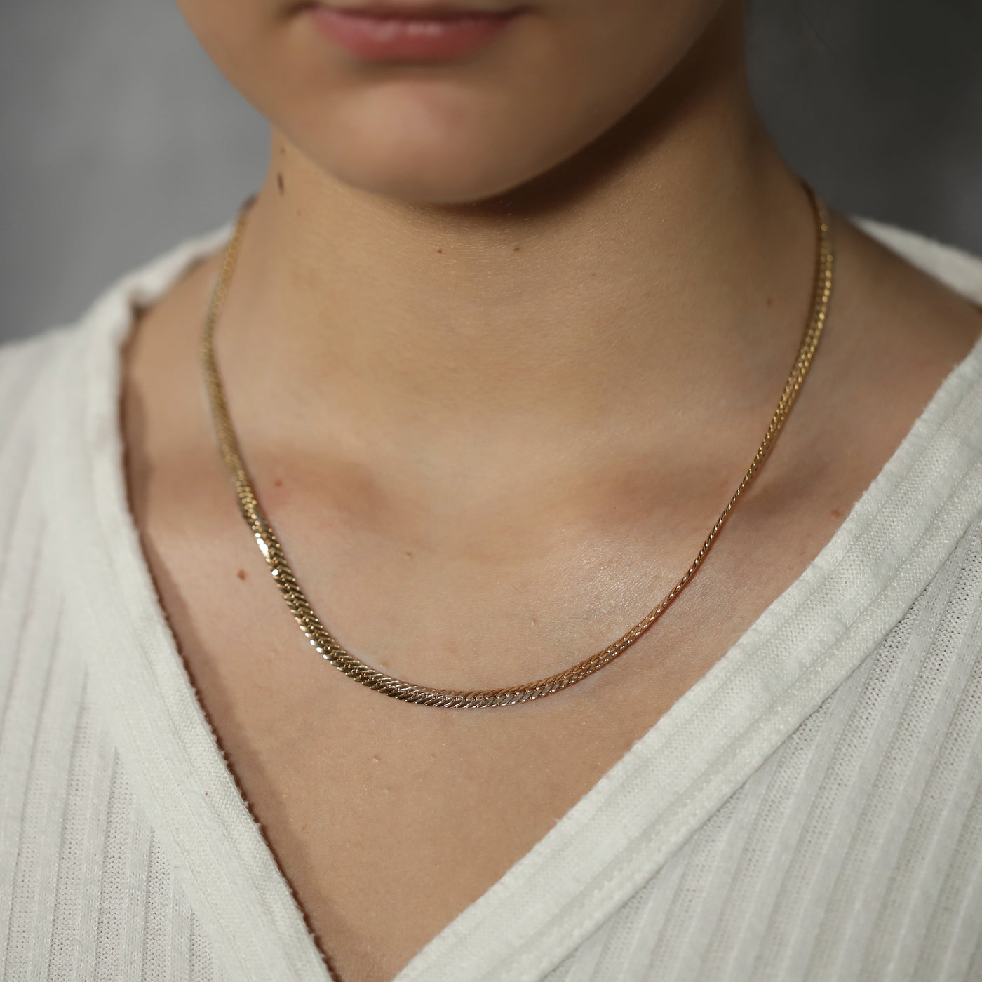 Herringbone necklace