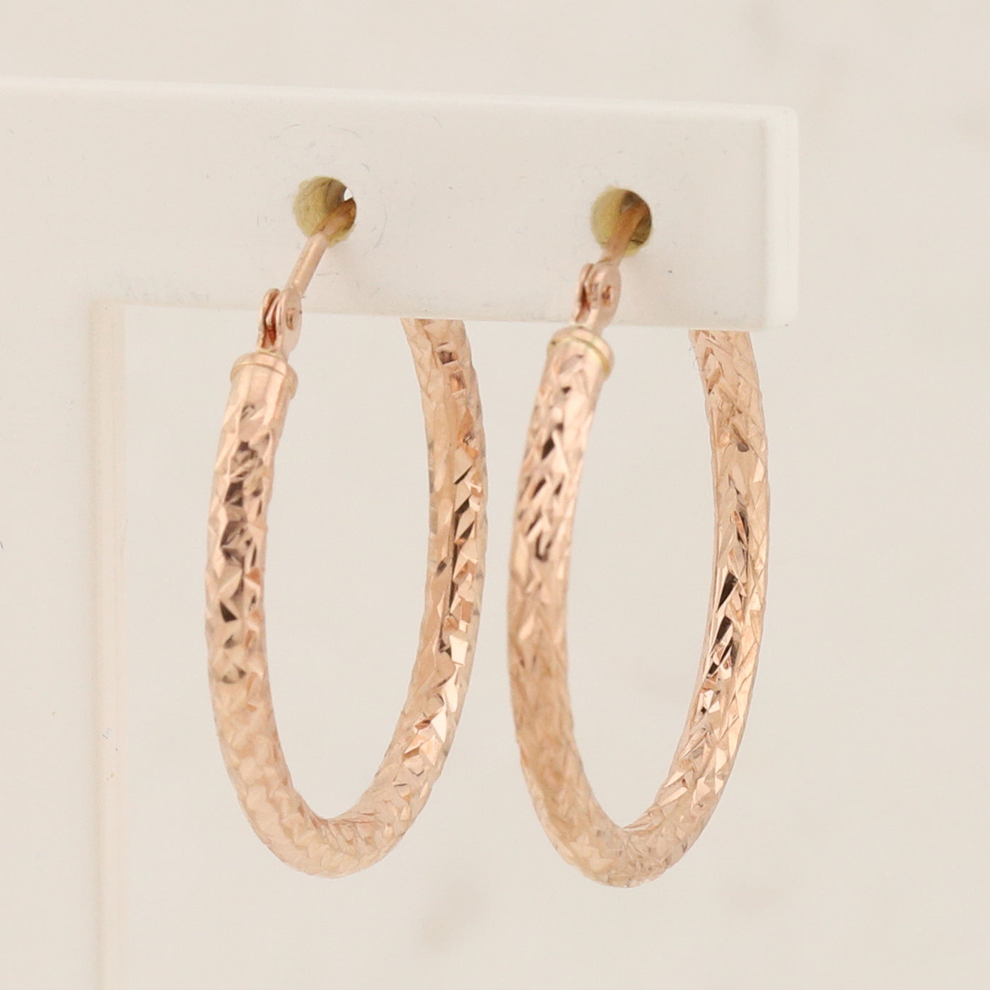 Rose Gold Hoops