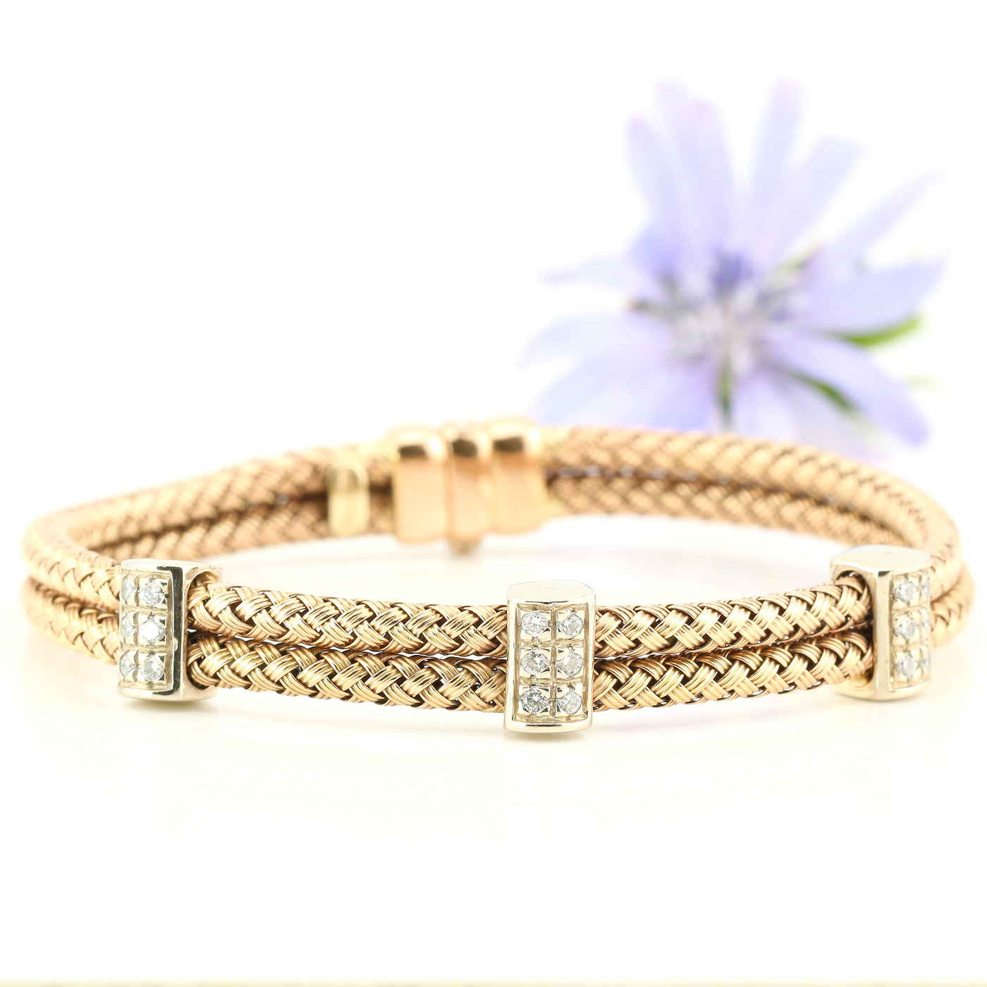 Rose Gold and Diamond Bracelet