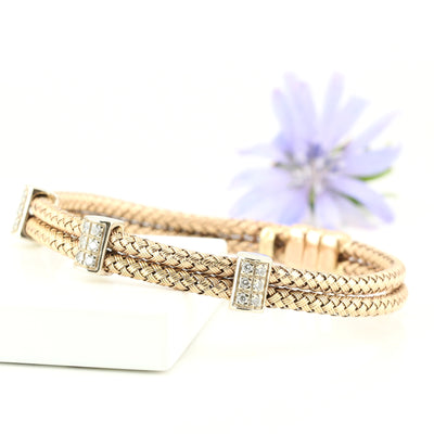 Rose Gold and Diamond Bracelet