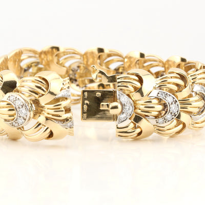 Gold and Diamond Bracelet