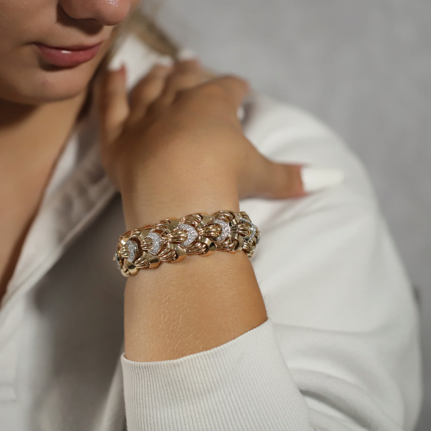 Gold and Diamond Bracelet