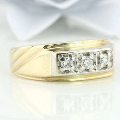 Men's diamond ring