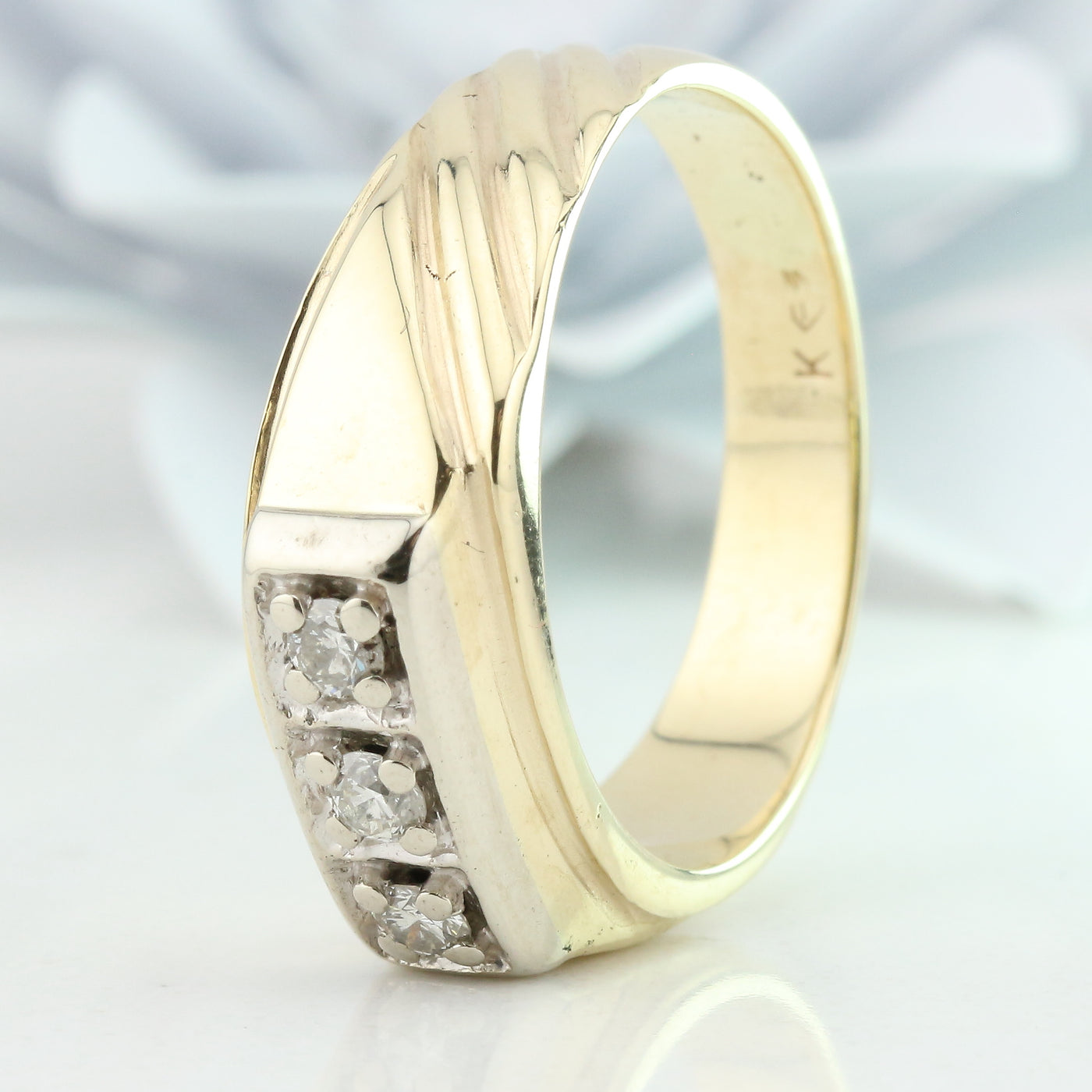 Men's diamond ring