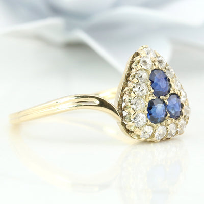 Sapphire and Diamond Ring