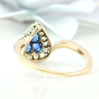 Sapphire and Diamond Ring