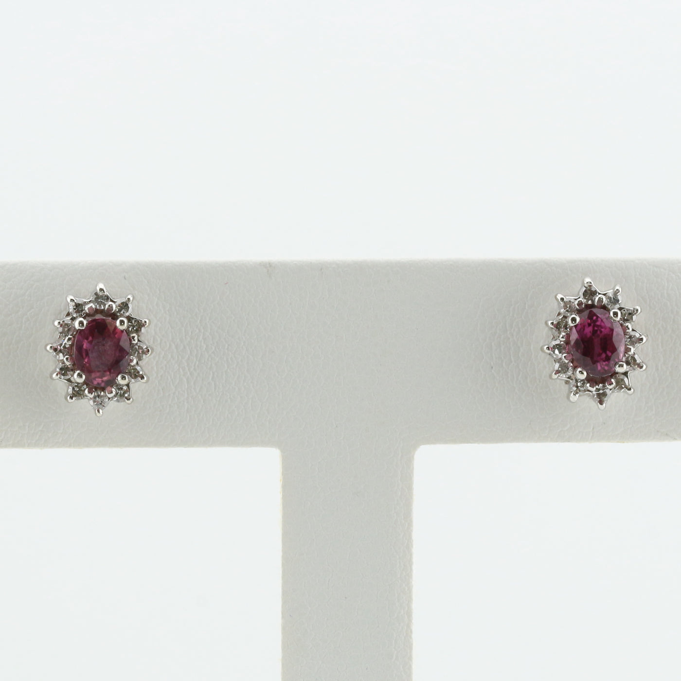 Ruby earrings