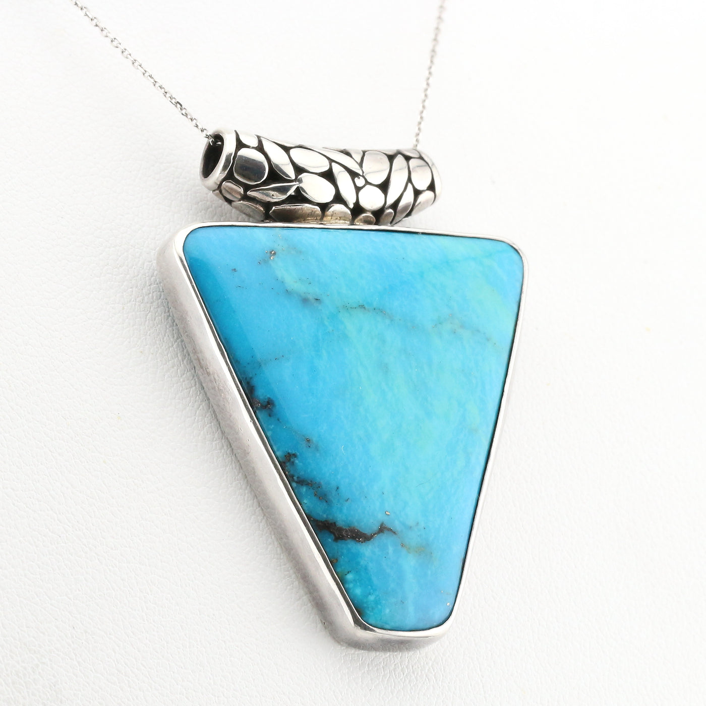 Sterling silver turquoise pendant