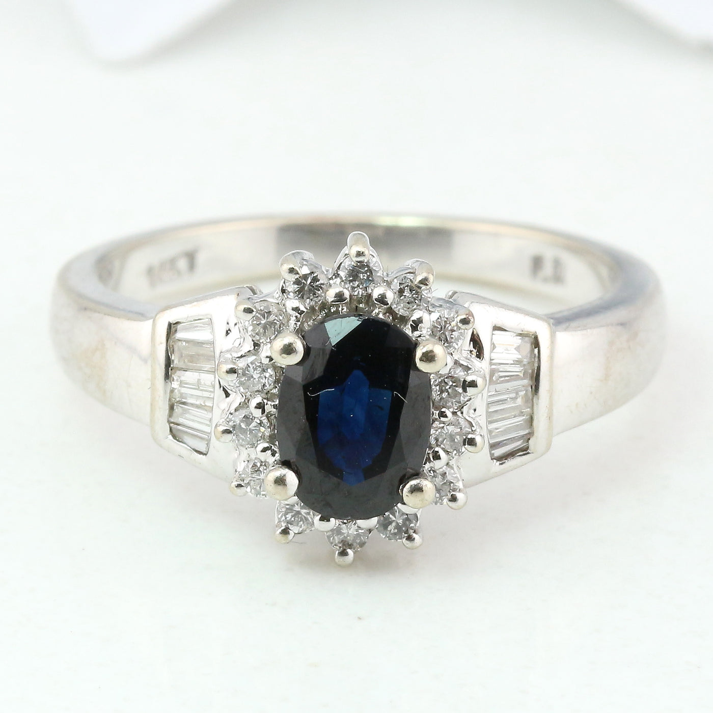 Sapphire & diamond ring