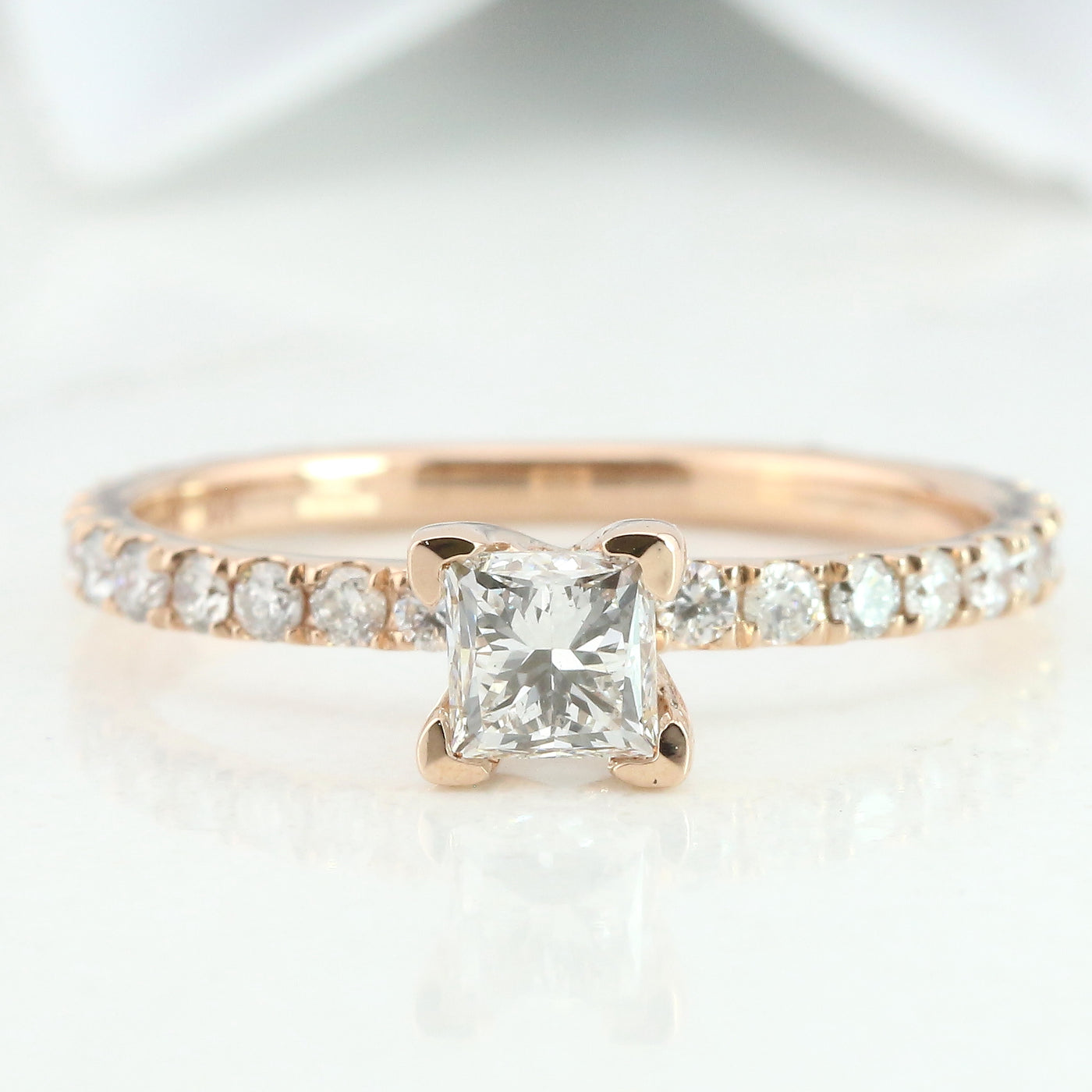 Solitaire diamond ring