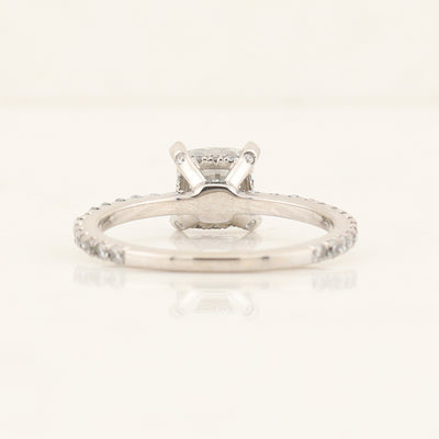Hidden Halo Engagement Ring