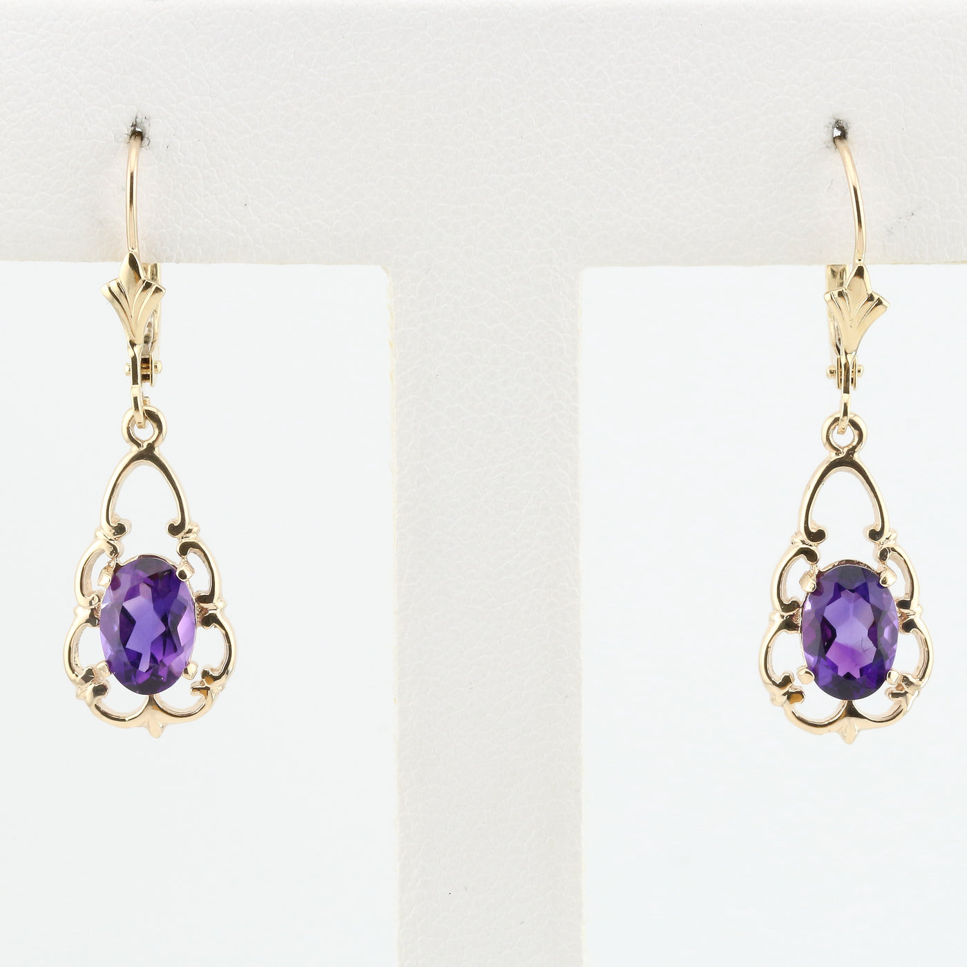 Amethyst earrings