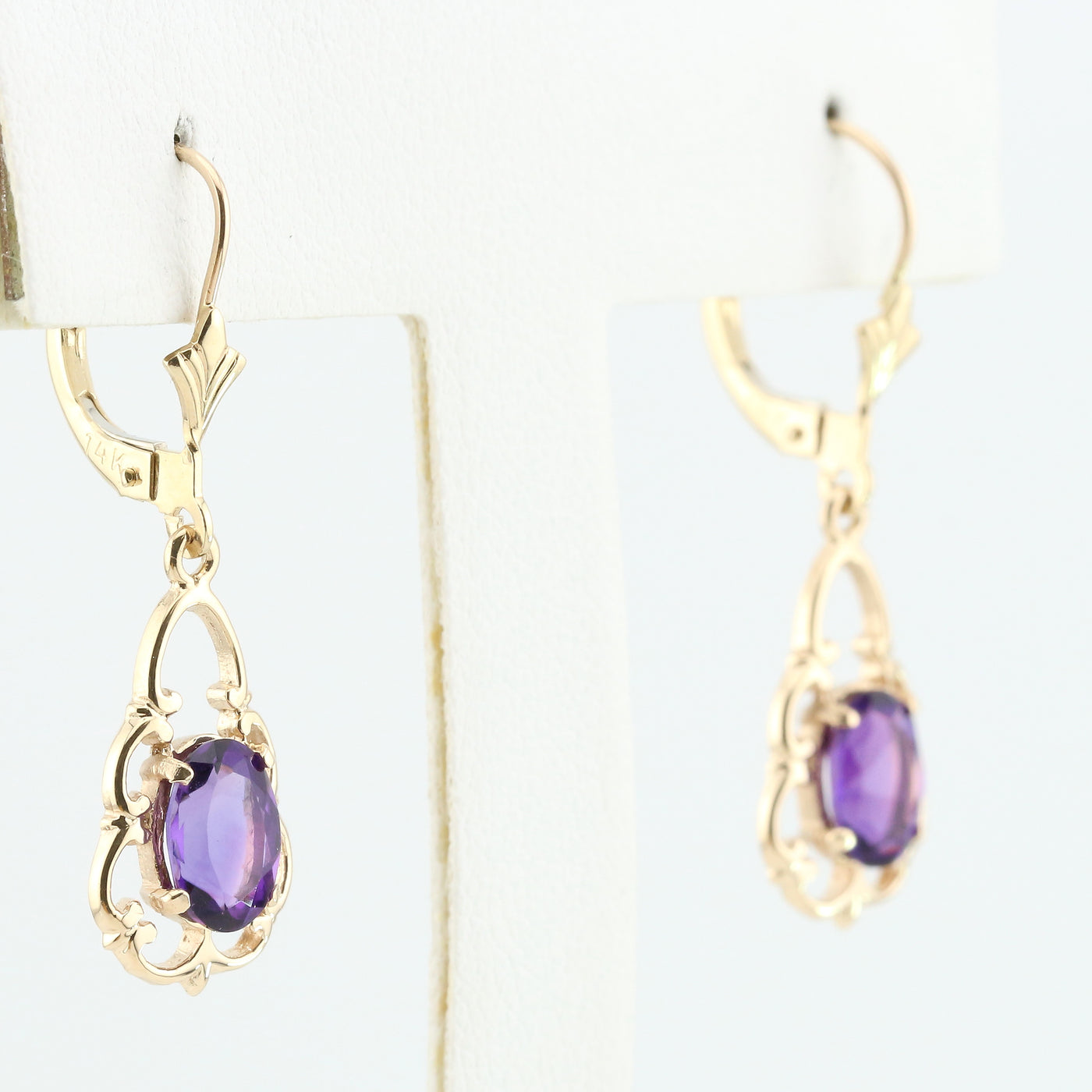 Amethyst earrings