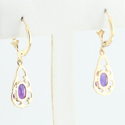 Amethyst earrings