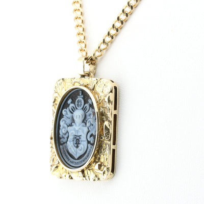 Unique Cameo pendant with chain