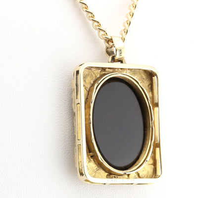 Unique Cameo pendant with chain