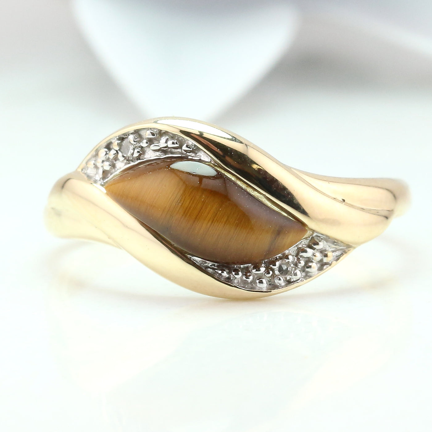 Tiger's eye ring