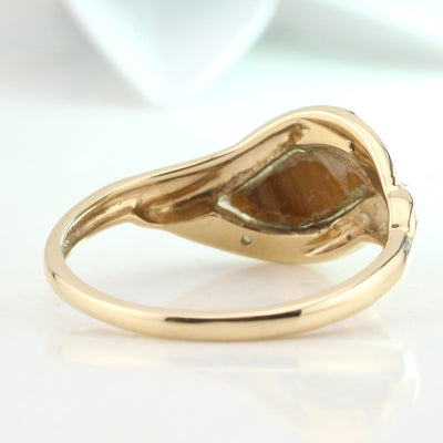 Tiger's eye ring