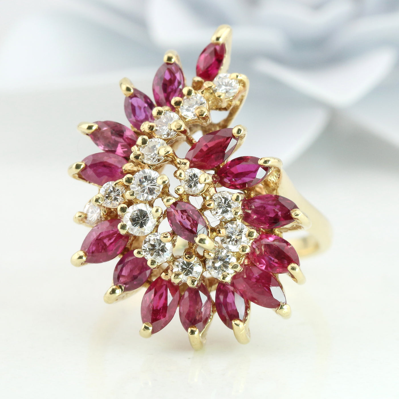 Ruby & diamond ring