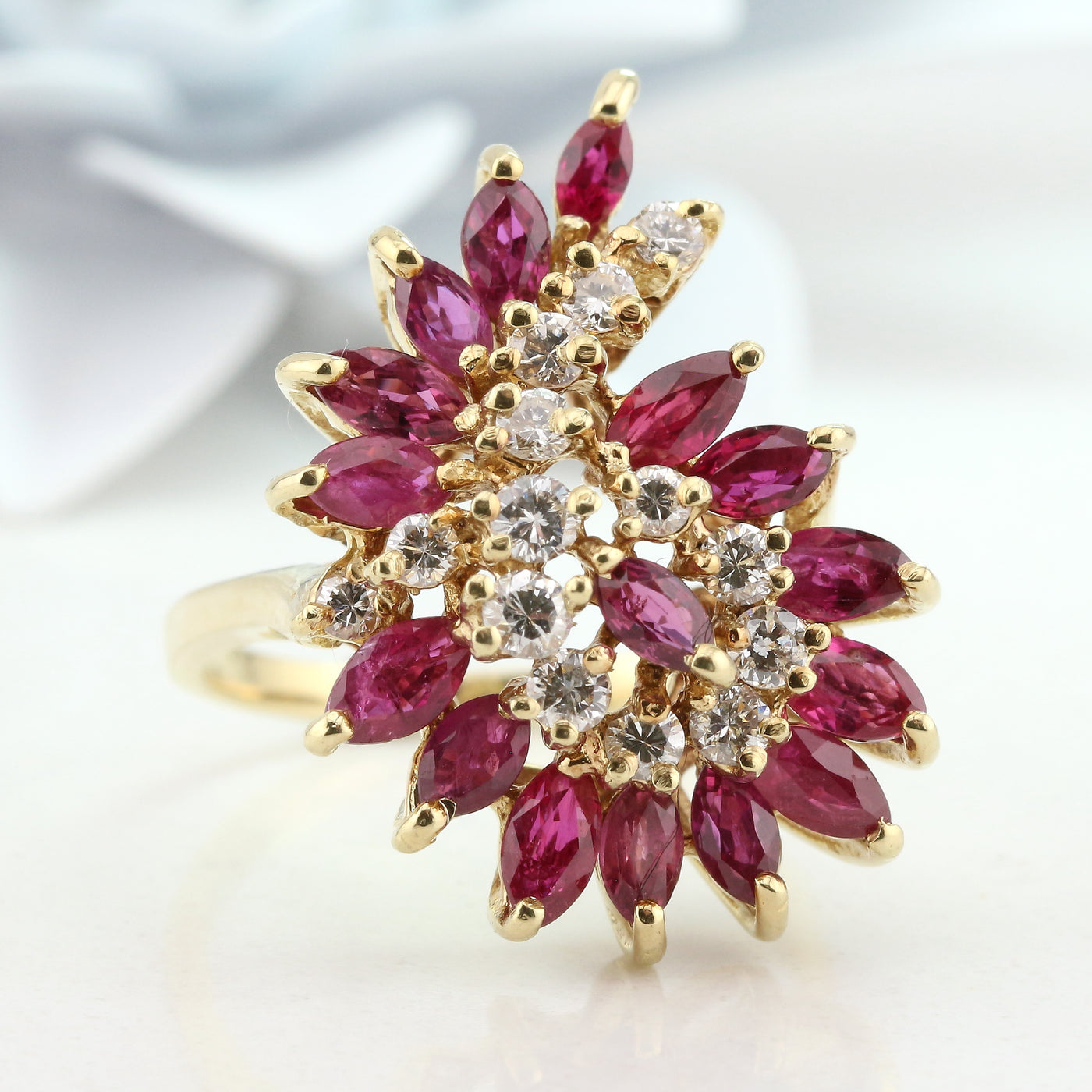 Ruby & diamond ring