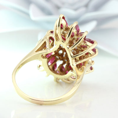 Ruby & diamond ring